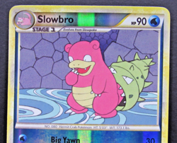 Pokemon Slowbro HeartGold SoulSilver Reverse Holo Card 52/123 LP Condition - Image 2