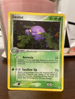 Pokemon TCG EX Hidden Legends Swalot Reverse Holo Card 50/101 - Image 1