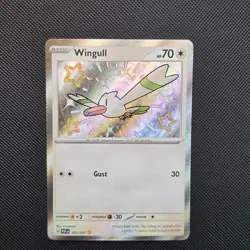 Wingull 203/091 SV: Paldean Fates Shiny Rare Pokemon TCG Card NM - Image 4