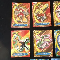 Lot Of 10 Vintage Topps Pokemon Advanced Challenge Cards Non Holo 2004 - Image 2