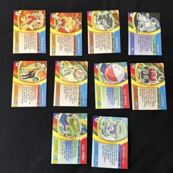Lot Of 10 Vintage Topps Pokemon Advanced Challenge Cards Non Holo 2004 - Image 5