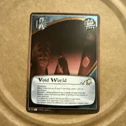 Naruto Void World Mission Card Naruto Collectible Card Game ENG Cost 0 - Image 1