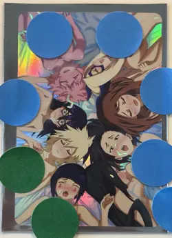 My Hero Academia Collectible Card - MHA Female Characters Nude - 18+ - Fan Made - Image 1