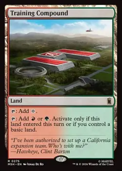 1x Training Compound NM Eng MTG - Marvel Super Heroes - Image 1