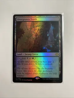 Overgrown Tomb NM Magic MtG Lorwyn Eclipsed ECL 266 FOIL RARE - Image 1
