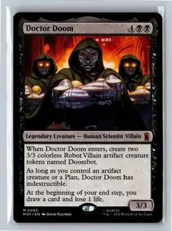 Doctor Doom 95 Mythic Marvel Super Heroes Magic: The Gathering Near Mint - Image 1