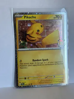 Pikachu (Pokemon Day 2026) 051/162 Holo Pokemon NM - Image 2