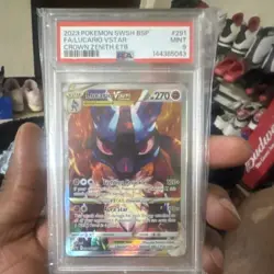 Pokemon Lucario VSTAR SWSH291 Crown Zenith Full Art Promo Holo PSA 9 - Image 1