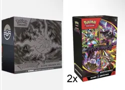 Pitch Black Pokemon Center Elite Trainer Box with 2 Booster Bundles - Image 1
