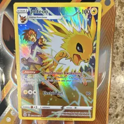 Pokemon TCG Jolteon TG04/TG30 Brilliant Stars Ultra Rare Full Art Holo 100 HP E… - Image 1