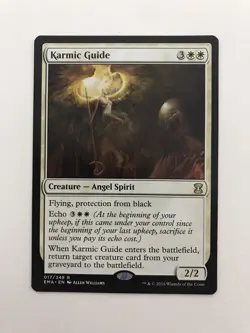 Karmic Guide MTG Magic the Gathering Card LP Lightly Played EMA - Image 1