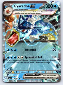 Gyarados ex 045/198 Double Rare Scarlet & Violet Pokemon Holo Lightly Played - Image 1