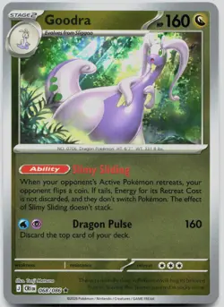 Goodra 068/086 Rare Chaos Rising Pokemon Reverse Holo Near Mint - Image 1