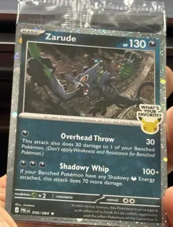 Zarude Pitch Black Promo GameStop NEW SEALED FREE SHIPPING SWIRL 🌀 - Image 4