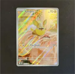 Pokemon Yamper 099/094 Illustration Rare Phantasmal Flames Near Mint - Image 1