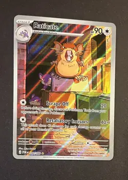 Pokemon Raticate 099/088 Illustration Rare Perfect Order NM - Image 3