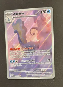 Pokemon Aurorus 092/088 Illustration Rare Perfect Order Near Mint - Image 3