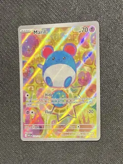 Pokemon Marill 232/217 Illustration Rare IR Ascended Heroes NM Near Mint - Image 3