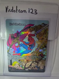 Feed the Swarm (Borderless FOIL) - Mythic - Spiderman MTG - #0016 - Magic - Image 1