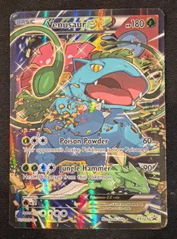Venusaur EX XY123 XY Holo LP/MP Pokemon TCG - Image 1