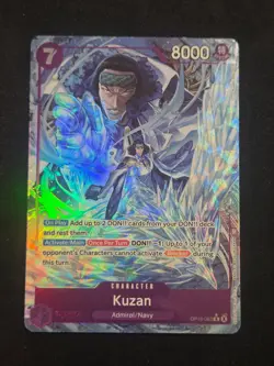 One Piece The Time of Battle Kuzan OP16-063 Alternate Alt Art NM - Image 1
