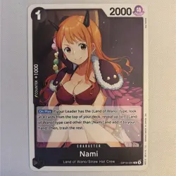 Nami OP16-091 Rare The Time of Battle One Piece Foil Near Mint - Image 2