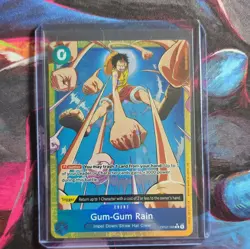 One Piece Gum-Gum Rain OP02-068 Rare Foil Event OP-02 Paramount Wa - Image 1