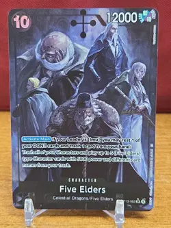 Five Elders Alt Art (OP13-082 SR) One Piece TCG (ENGLISH) - Image 1