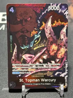 ST TOPMAN WARCURY - One Piece OP13-089 - AA Alt Art Rare R Carrying On His Will - Image 1