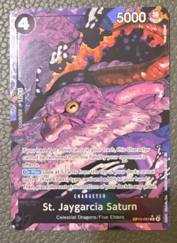 St. Jaygarcia Saturn (Alt Art) OP13-083 One Piece Carrying On His Will Eng - Image 1