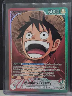 One Piece CCG Monkey D Luffy Alternative Art Leader OP13-001 - Image 1