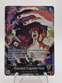 One Piece Eustass"Captain"Kid OP10-099 Leader Alt Royal Blood Foil NM - Image 1