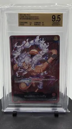 One Piece Monkey D Luffy Learn Together Deck ST21-001 BGS 9.5 - Image 1