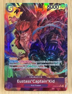 Eustass Captain Kid OP05-074 SR Alt Art Parallel Awakening of the New Era One Pi - Image 1