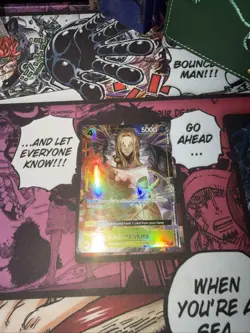 One Piece Basil Hawkins OP10-109 Parallel PRB02 English Holo Foil Alt Art NM - Image 1