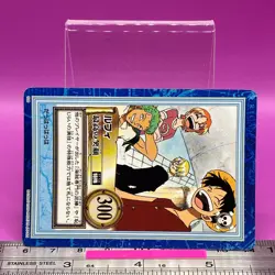 Monkey D. Luffy S58 One Piece Carddass Hyper Battle 2000 BANDAI TCG Japan #923a - Image 2