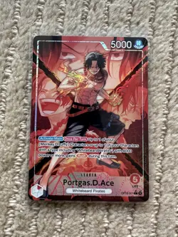 Portgas.D.Ace (Alternate Art) OP16-001 English Time of Battle - One Piece - NM - Image 1