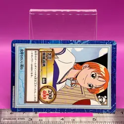 Nami S35 One Piece Carddass Hyper Battle 2000 BANDAI Anime TCG Japanese #912a - Image 2