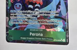 One Piece Perona (Alternate Art) The Azure Sea's Seven Foil OP14-033 NM - Image 3