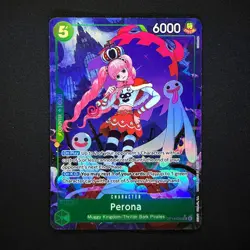 One Piece OP14-033 Perona SR Alt Art OP14 The Azure Sea's Seven English NM - Image 1