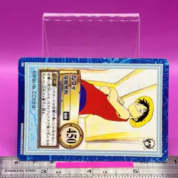 Monkey D. Luffy S18 One Piece Carddass Hyper Battle 2000 BANDAI TCG Japan #903a - Image 2