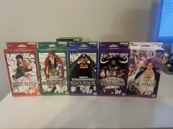 BANDAI ONE PIECE Card Game ST01-ST10 Starter Decks English Lot of 10 1-10 - Image 2