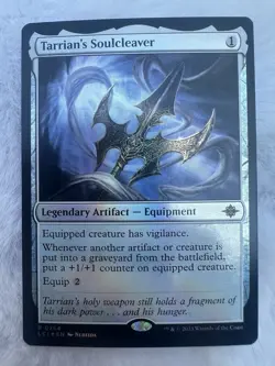 MTG The Lost Caverns of Ixalan Tarrian's Soulcleaver Foil 0264 NM Rare - Image 1