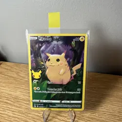 POKEMON CARD Pikachu CELEBRATIONS FULL ART 2021 005/025 NM - Image 1