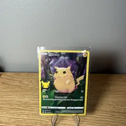 POKEMON CARD Pikachu CELEBRATIONS FULL ART 2021 005/025 NM - Image 2