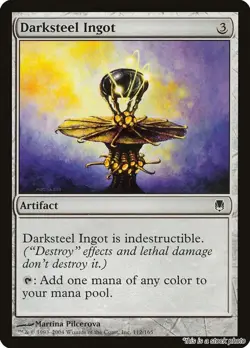MTG Darksteel Ingot Card #112 Darksteel LP Magic - Image 1