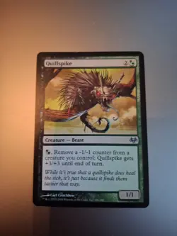 Quillspike Eventide Regular LP Green Black Creature MTG - Image 1