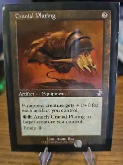MTG Cranial Plating Time Spiral Remastered 392 Regular Special - Image 1