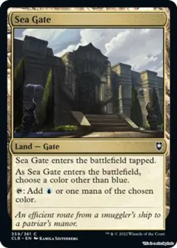 Sea Gate Commander Legends: Battle for Baldur's Gate CLB 359 Common NM - Image 1