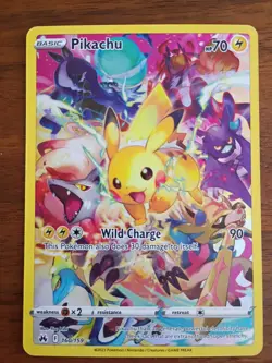 Pikachu (Secret) 160/159 pokemon TCG SWSH: Crown Zenith Holo - Image 1
